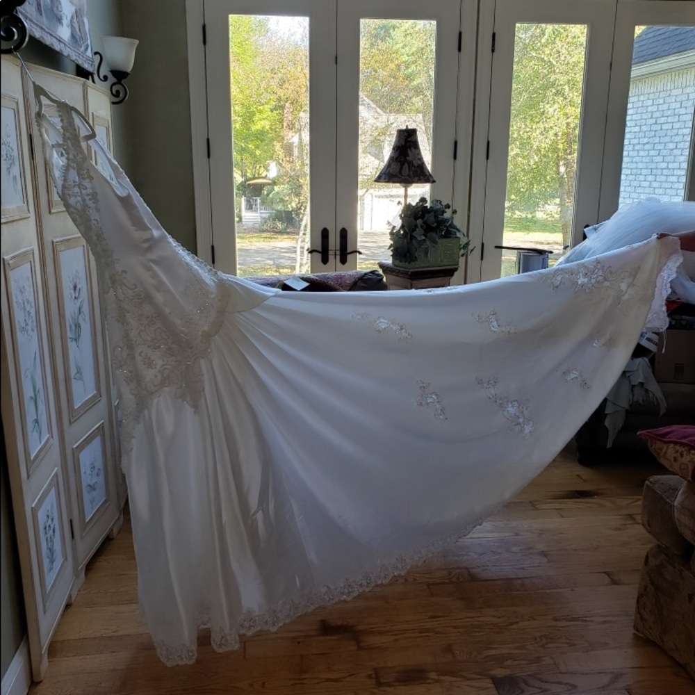 Beautiful Beaded Wedding Gown Dress - Picture 7 of 8